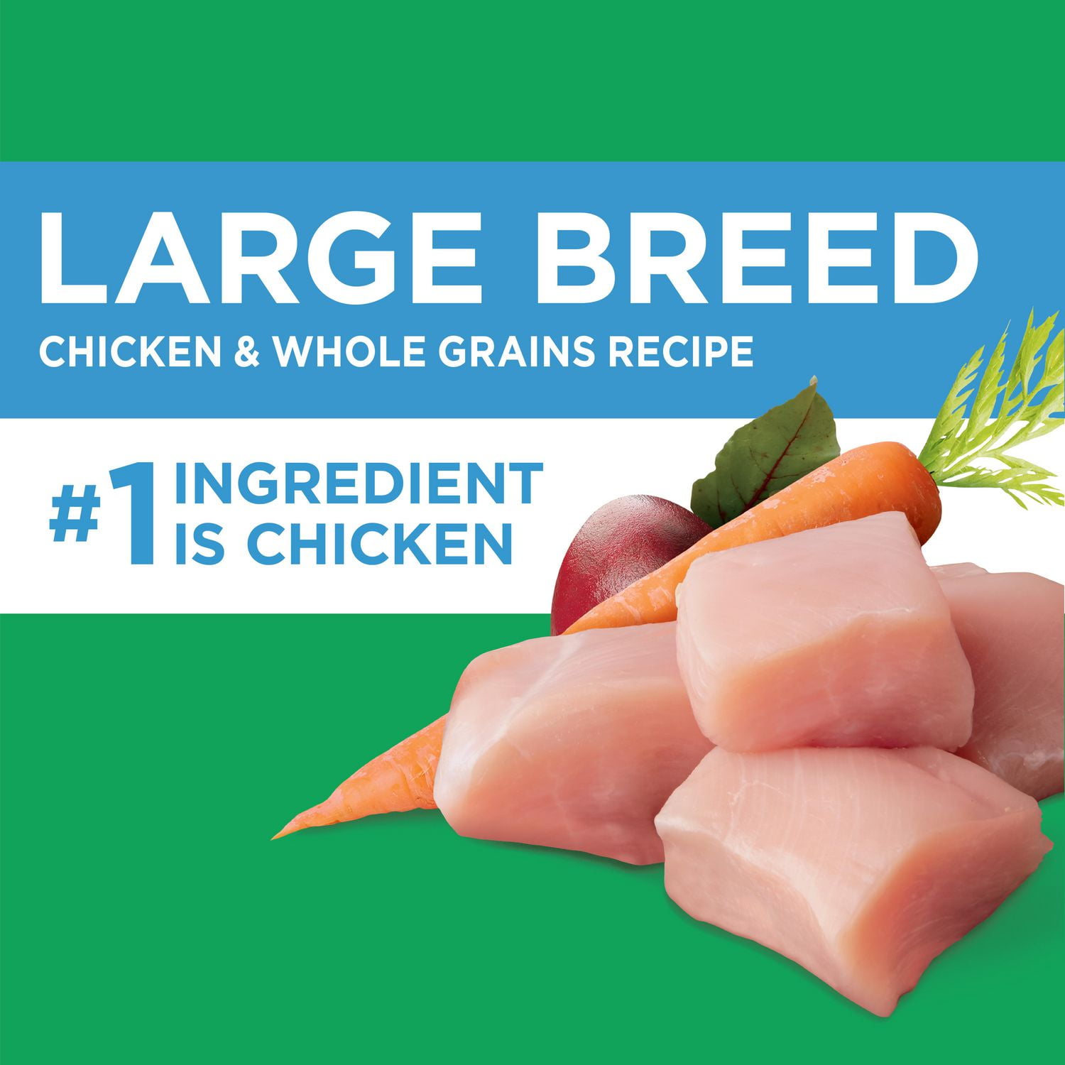 Iams large best sale breed chicken