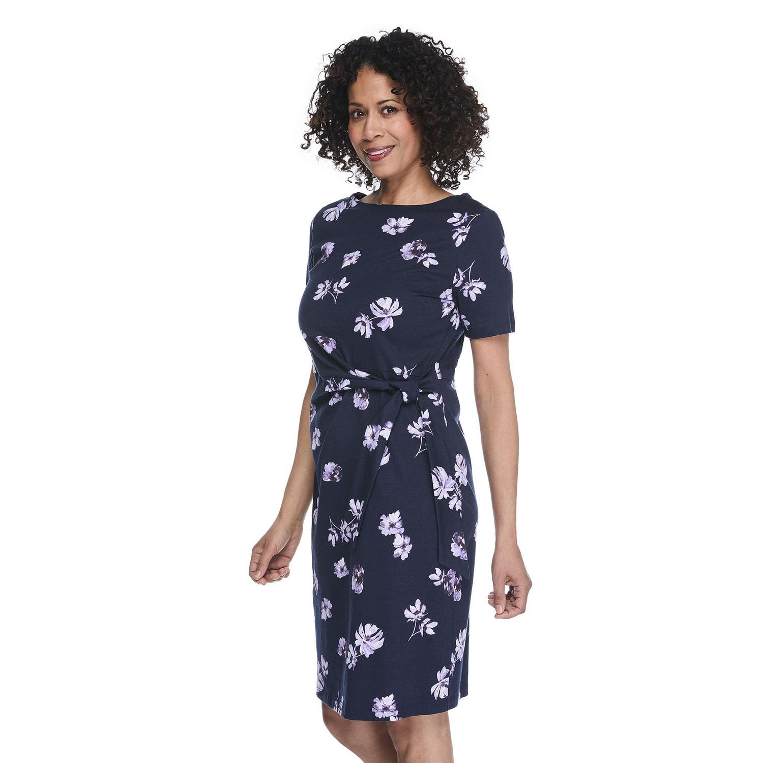 Iyla Women's Printed Side Tie Dress