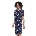 thumbnail image 2 of Iyla Women's Printed Side Tie Dress, 2 of 6