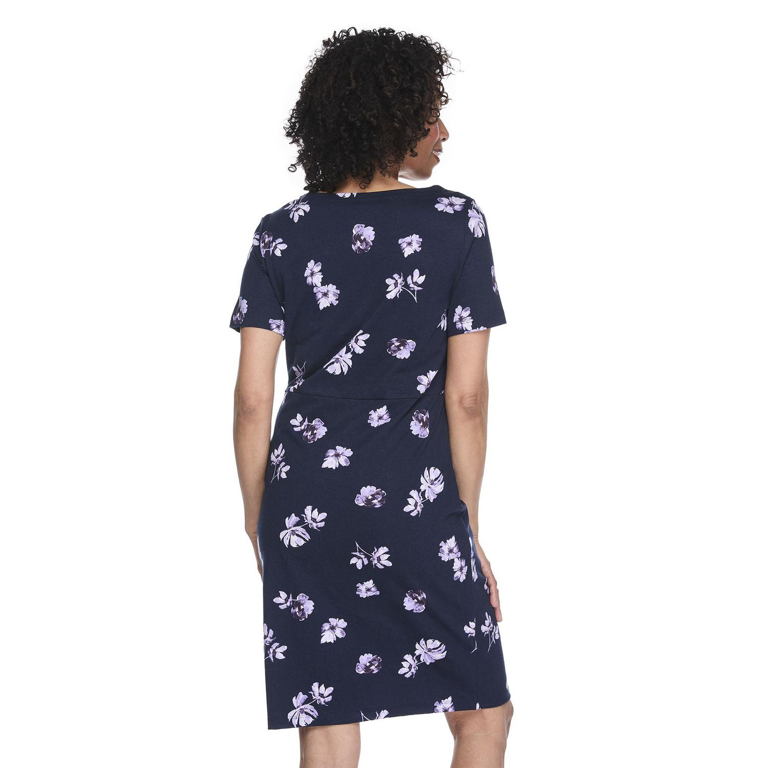 Robe imprimée nouée sur le côté Iyla pour femmes