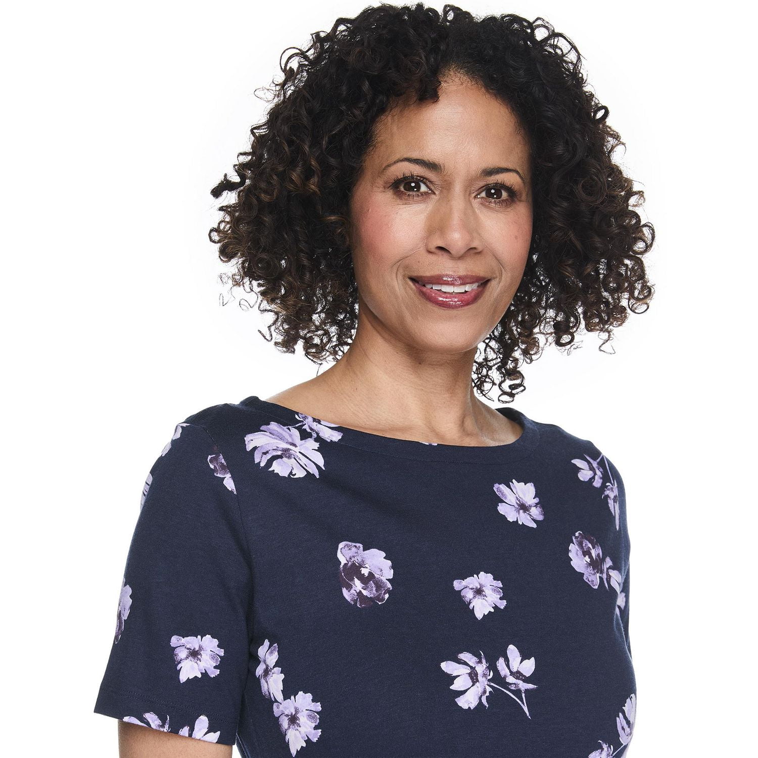 Robe imprimée nouée sur le côté Iyla pour femmes
