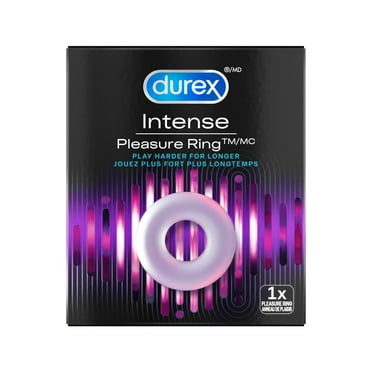 Anneau de plaisir Durex® pour hommes, en silicone réutilisable, étanche