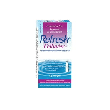REFRESH CELLUVISC® Ophthalmic Solution, preservative-free, gel-like formula, dry eye relief, 30 x 0.4 mL