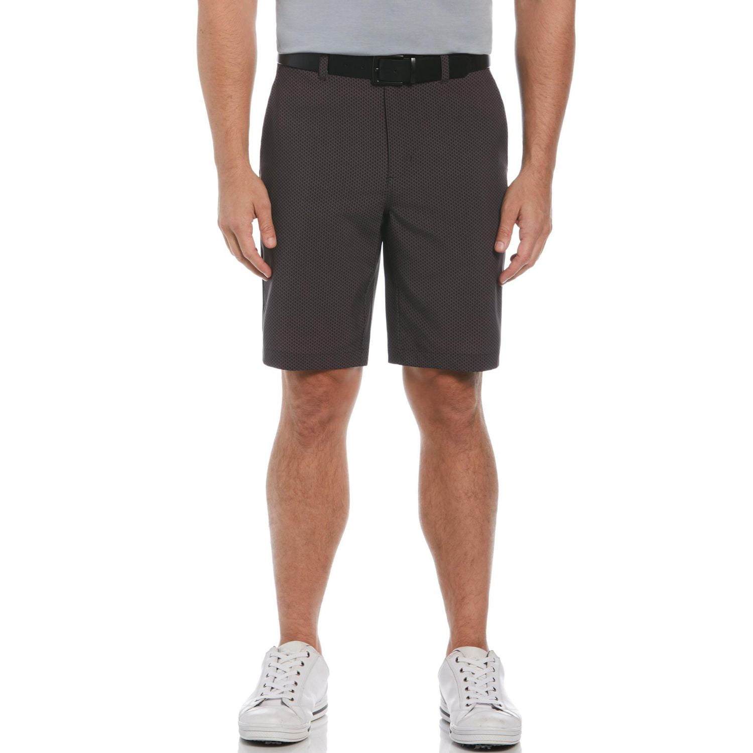 Ben Hogan Men's Micro Geometric Print 9" Golf Shorts with Active Waistband