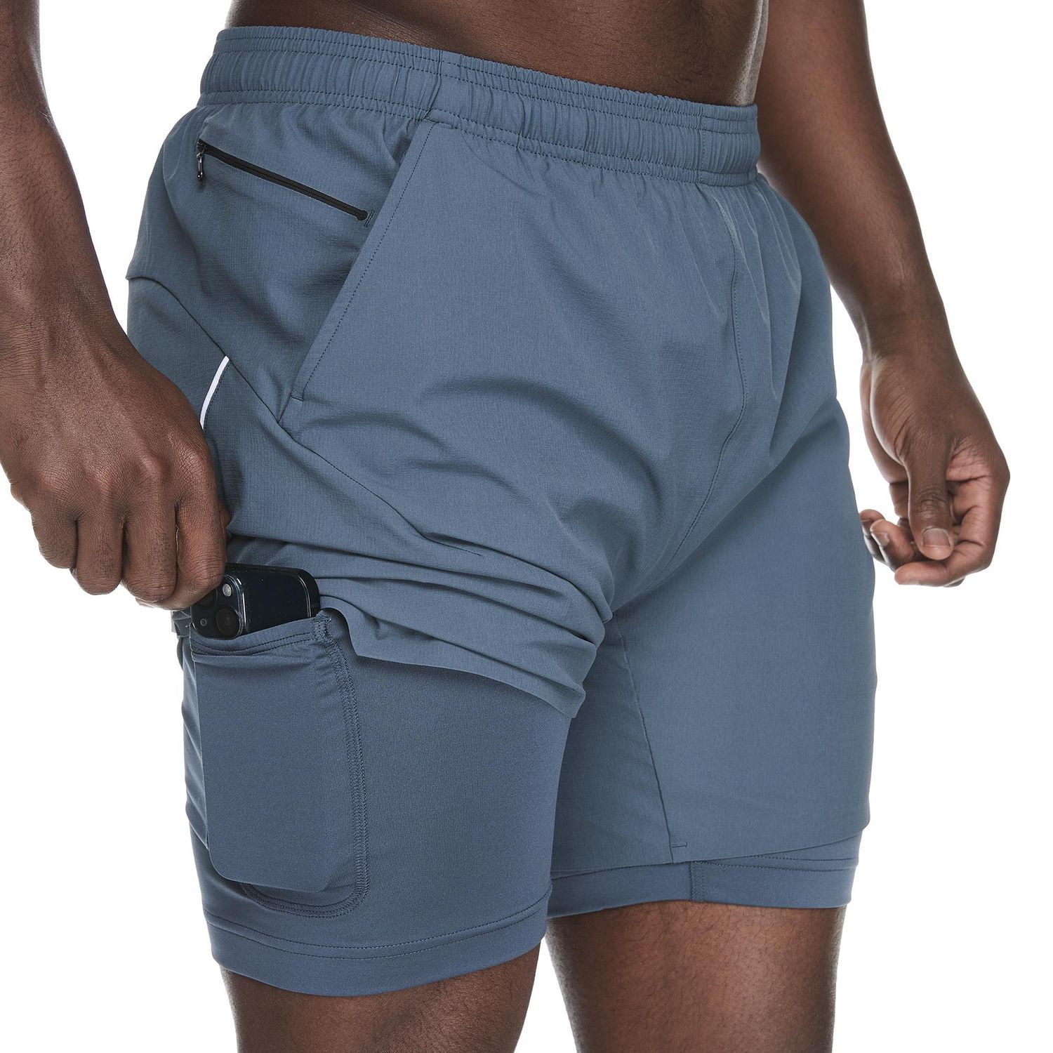 Athletic Works Men's Split Court Short 6"