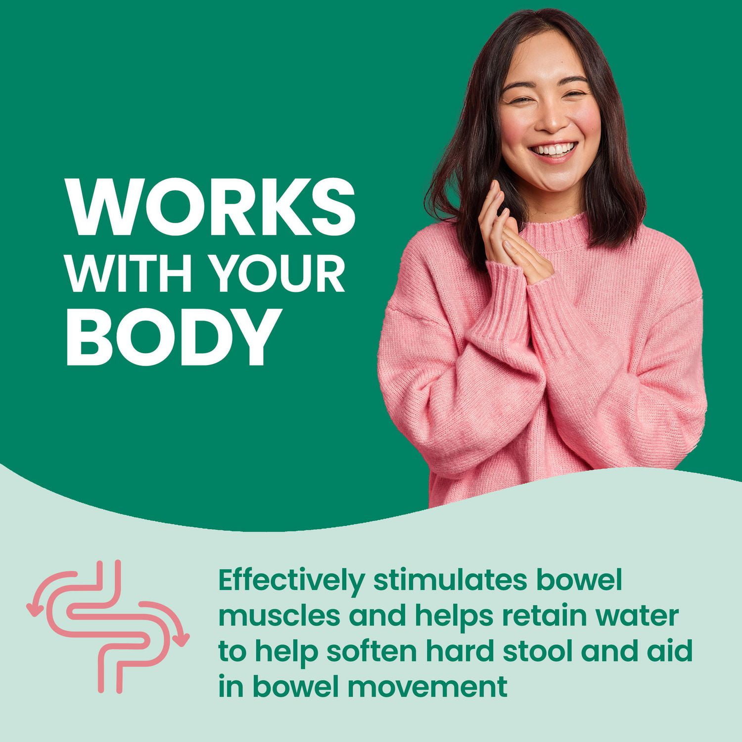 DulcolaxMD pour Femmes, 5mg Bisacodyl, Laxatif stimulant pour un soulagement doux et fiable de la constipation occasionnelle, Soulagement en 6 à 12 heures, Convient aux femmes qui allaitent Dulcolax pour Femmes, 5 mg 50 comprimés