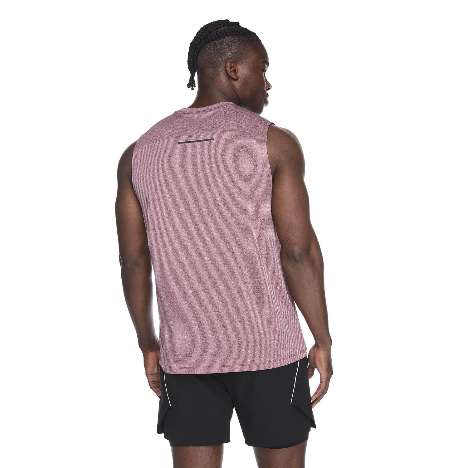 Débardeur de musculation en maille quadrillée Athletic Works pour hommes