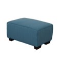 thumbnail image 2 of CorLiving Lida Blue Fabric Ottoman, 2 of 5