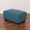thumbnail image 3 of CorLiving Lida Blue Fabric Ottoman, 3 of 5