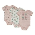 thumbnail image 1 of Disney Baby Girls' Organic Cotton Minnie Bodysuit 3-Pack, 1 of 1
