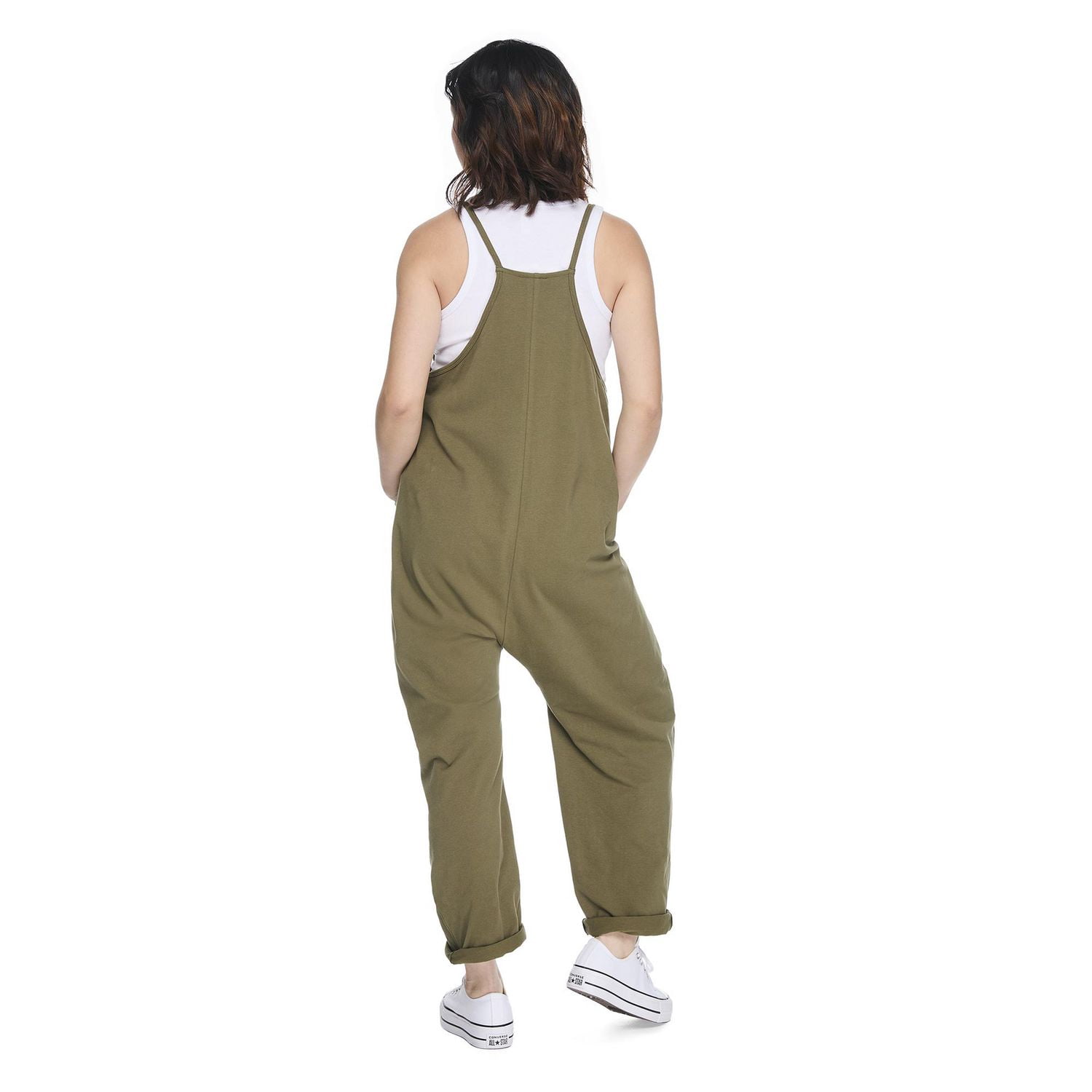 Paisley Sky Maternity Baggy Pocket Jumpsuit