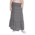 thumbnail image 2 of Paisley Sky Maternity Tiered Midi Skirt, 2 of 6