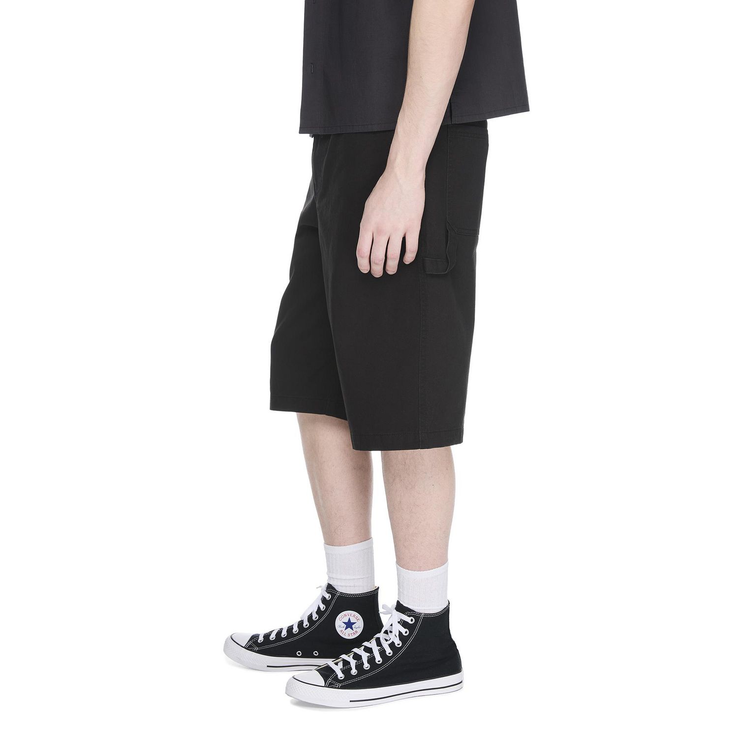 Short en jean utilitaire ample No Boundaries pour hommes