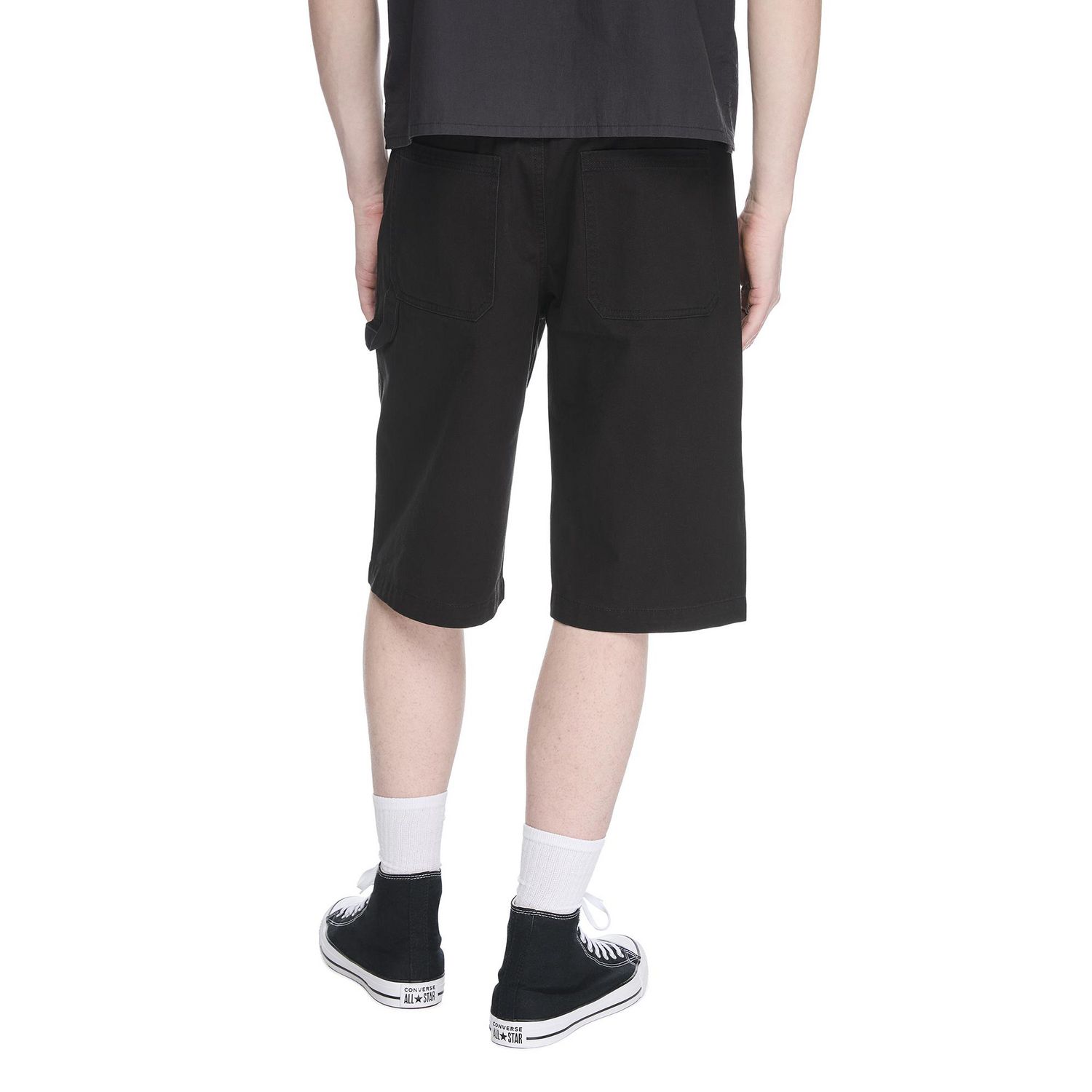 Short en jean utilitaire ample No Boundaries pour hommes