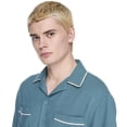 thumbnail image 4 of No Boundaries Men's Short Sleeve Piped Shirt, 4 of 6
