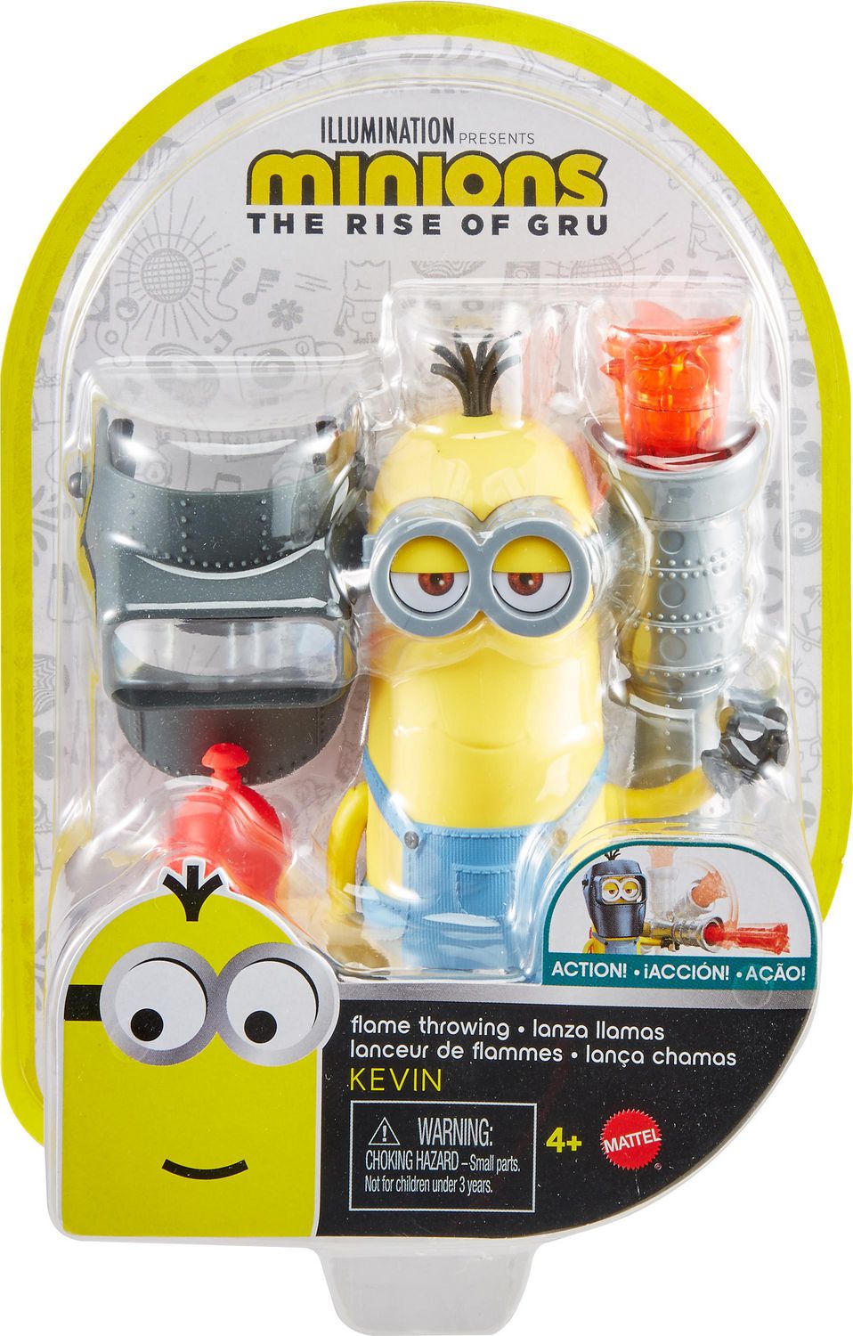 Minions: The Rise of Gru Minions Flame Throwing Kevin - Walmart.ca