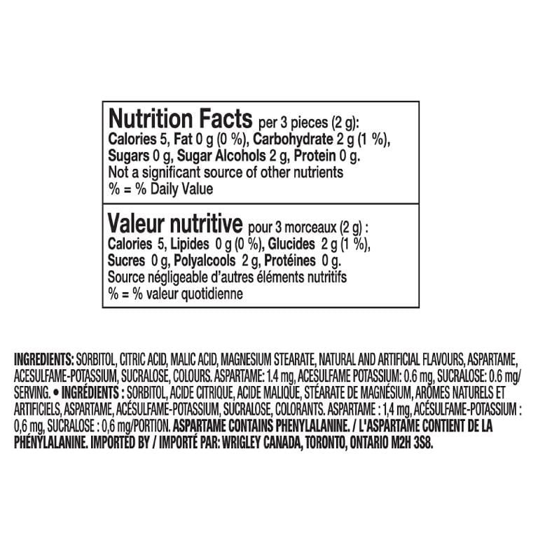 EXCEL, Mixed Berry Flavoured Mints,34g, 1 Tin