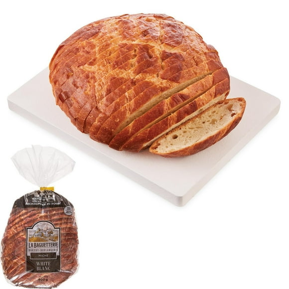 La Baguetterie White Miche Sliced, 800 g