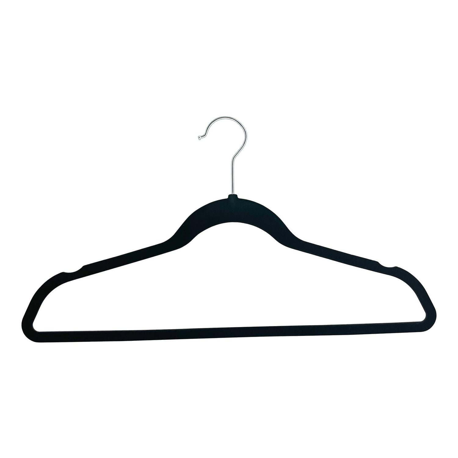 No slip store hangers