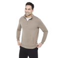 thumbnail image 1 of George Men's Long Sleeve Quarter-Zip Top, 1 of 6