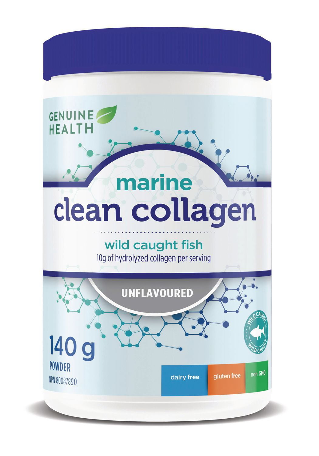 Genuine Health Clean Collagen Marine Unflavored Powder 140g Walmart