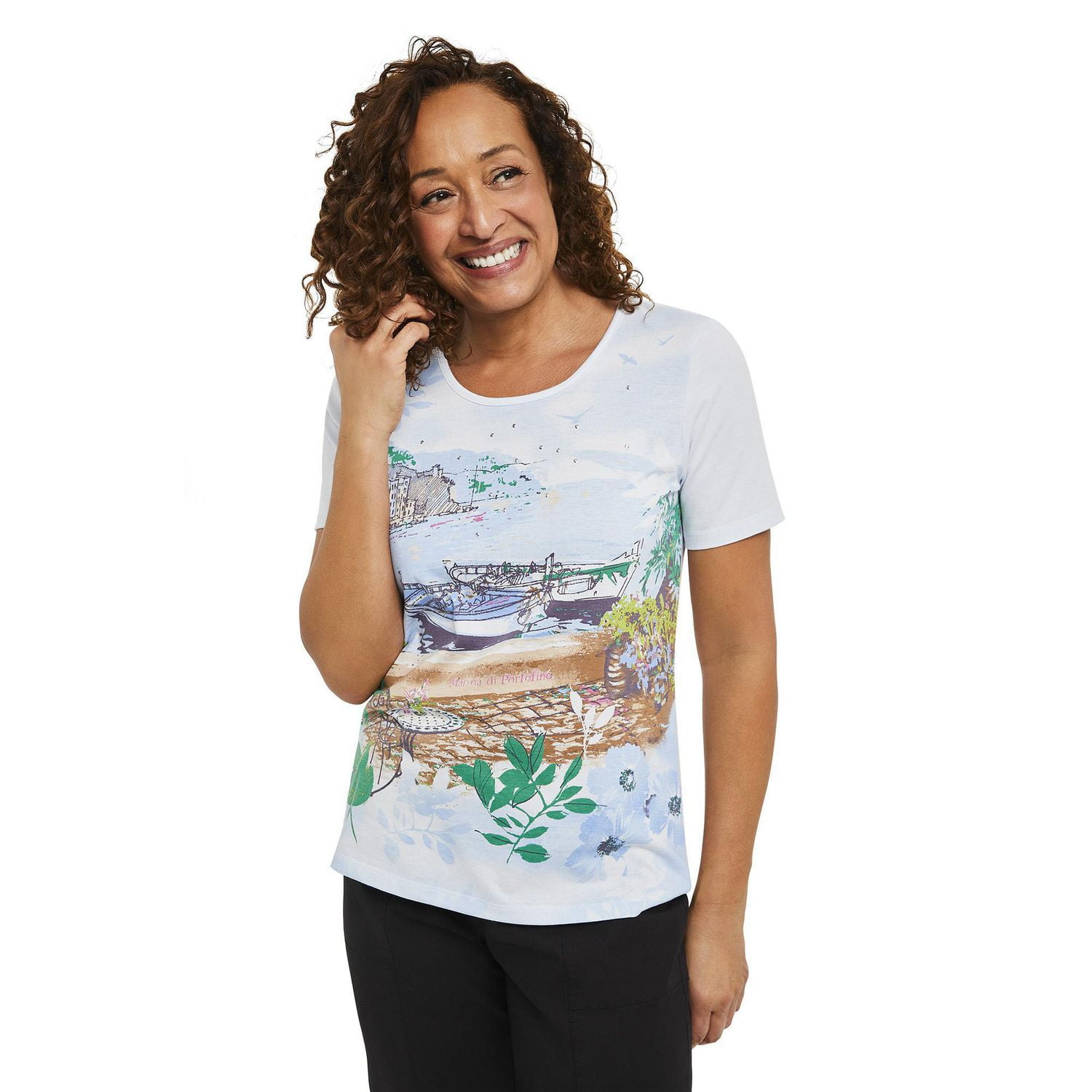 Penmans Women's Printed Short Sleeve Tee