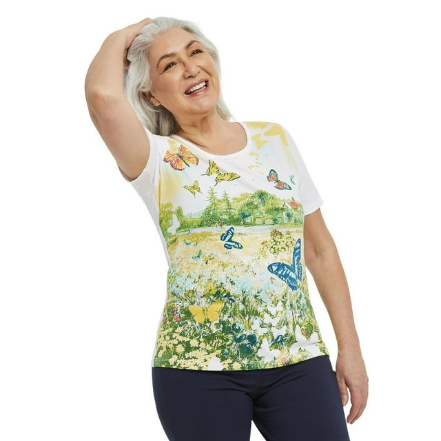 Penmans Women's Printed Short Sleeve Tee