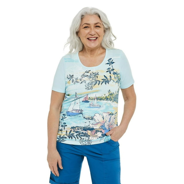 Penmans Women's Printed Short Sleeve Tee