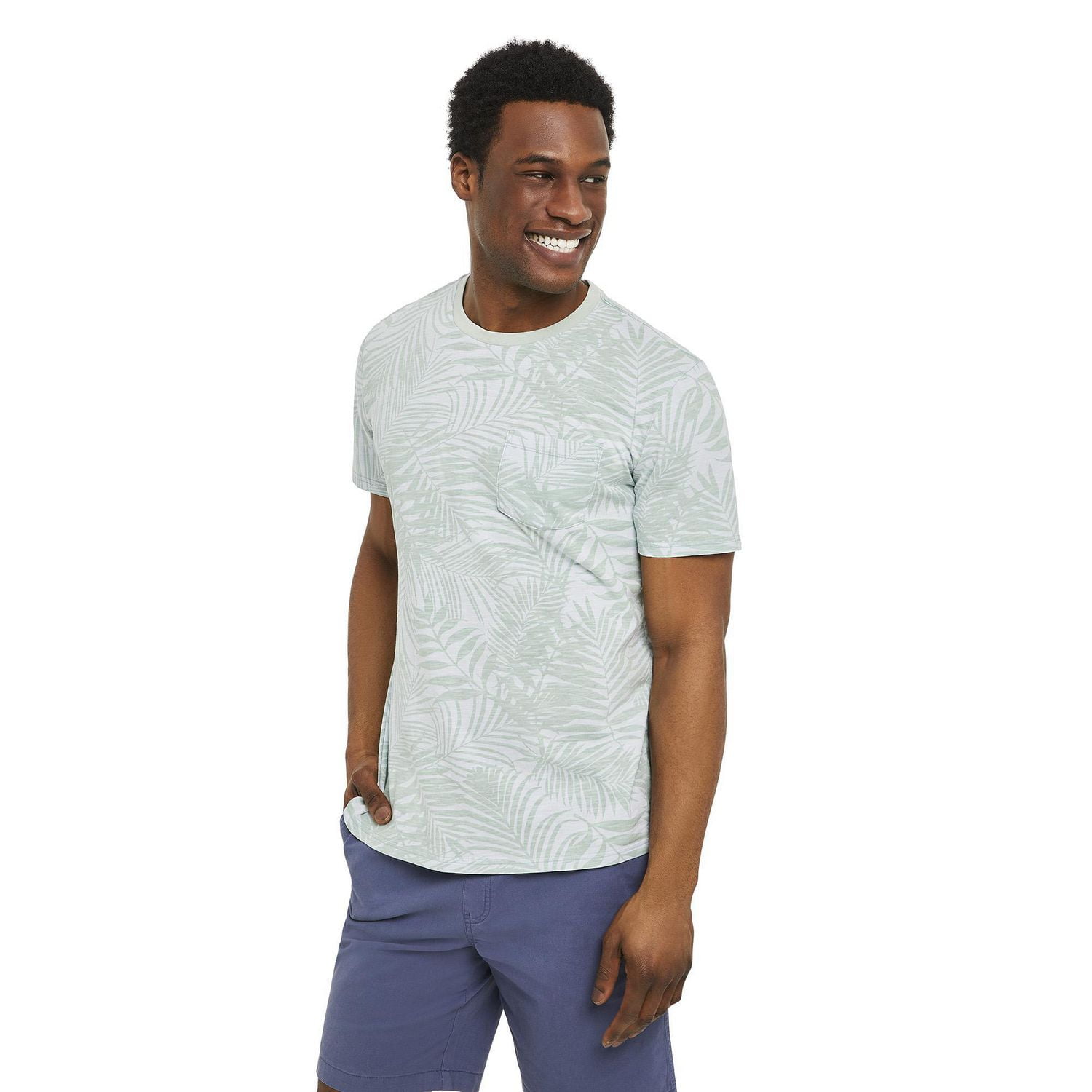 Men's Printed Pocket Tee Walmart Canada