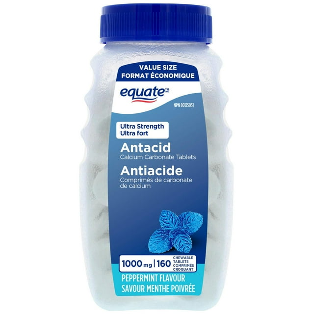 Equate Ultra Strength Antacid Calcium Carbonate Tablets
