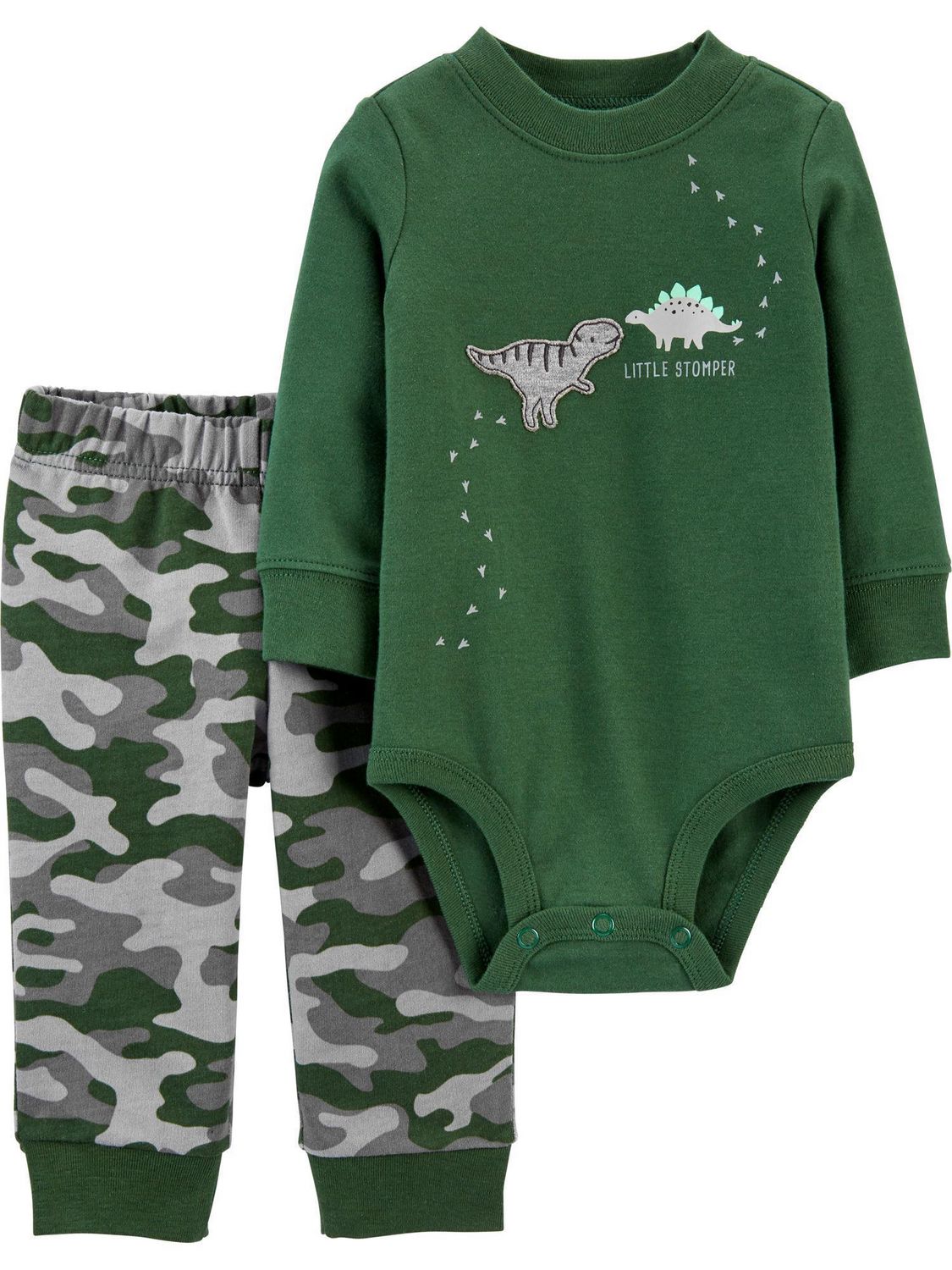 Child of Mine made by Carter's Infant Boys' Body Suit Pant Set Dino