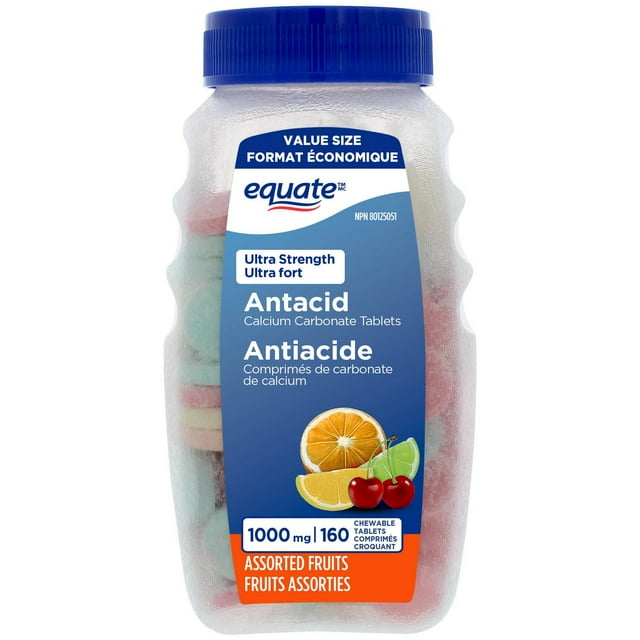 Equate Ultra Strength Antacid Calcium Carbonate Tablets