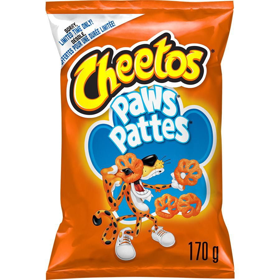 Cheetos Paws Cheddar Cheese Flavoured Snacks | Walmart Canada