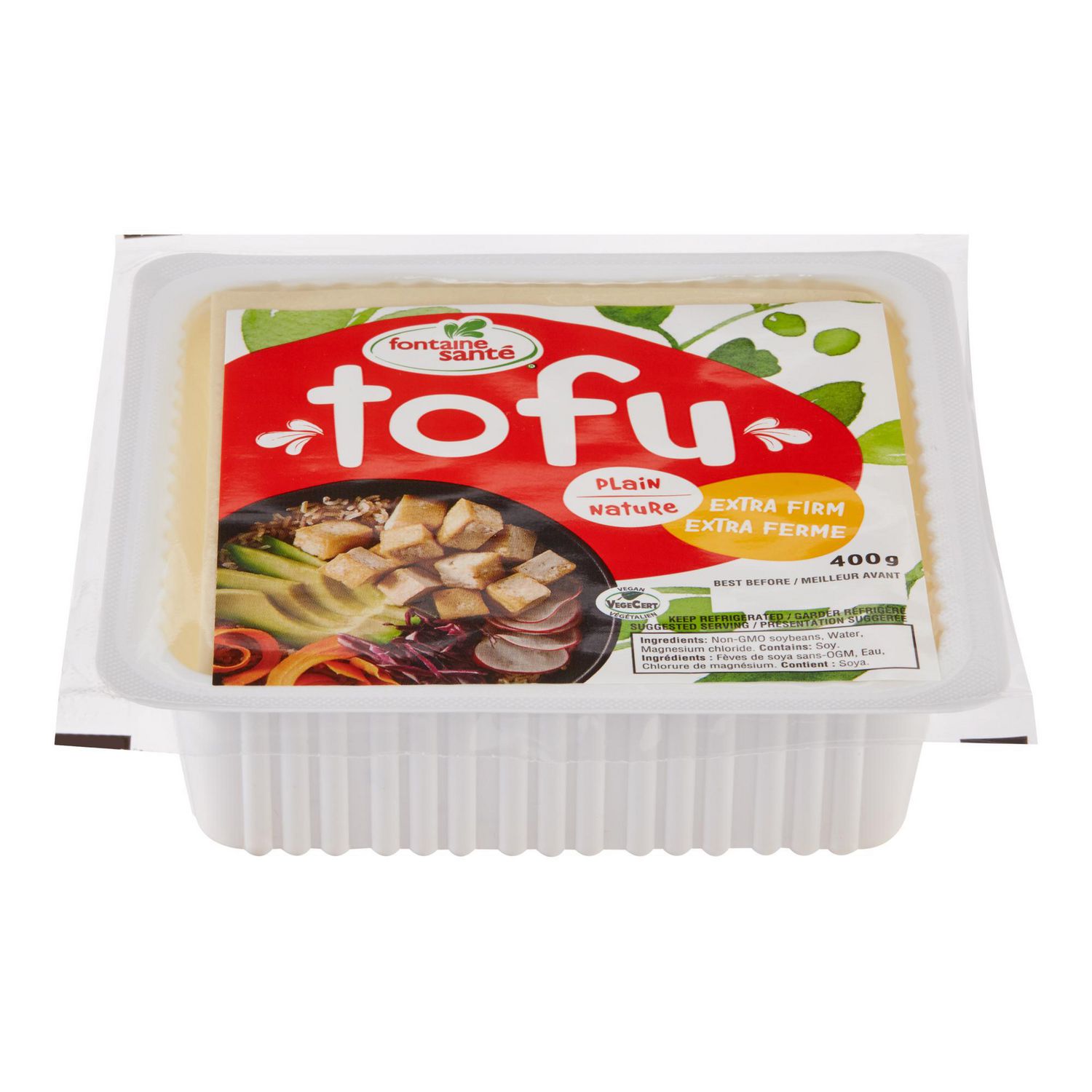 Fontaine Sante Extra Firm Plain Tofu Walmart Canada