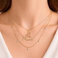 thumbnail image 3 of Luxury Designs Gold Plated Layered 3 pc Necklace, 3 of 3
