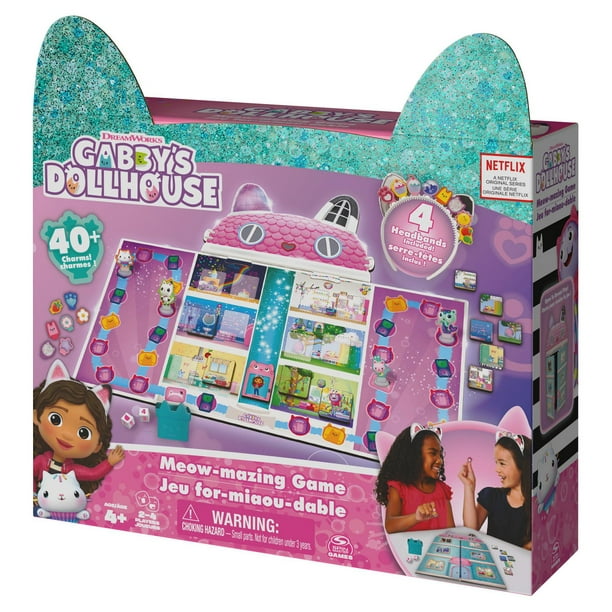 Gabby's Dollhouse, Coffret de figurines Édition Soirée dansante avec une  poupée Gabby, 6 figurines chat et accessoires, jouets pour enfants à partir  de 3 ans Gabby's Dollhouse Figurines 