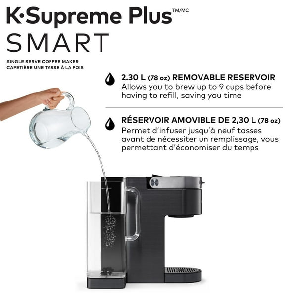 Keurig K-Supreme Plus SMART Single Serve K-Cup Pod Coffee Maker With  Connected Capabilities
