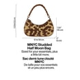 thumbnail image 5 of Sac demi‑lune clouté, 5 of 5