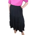 thumbnail image 1 of Time Square Women's Plus Size Tiered Crinkle Skirt, 1 of 1