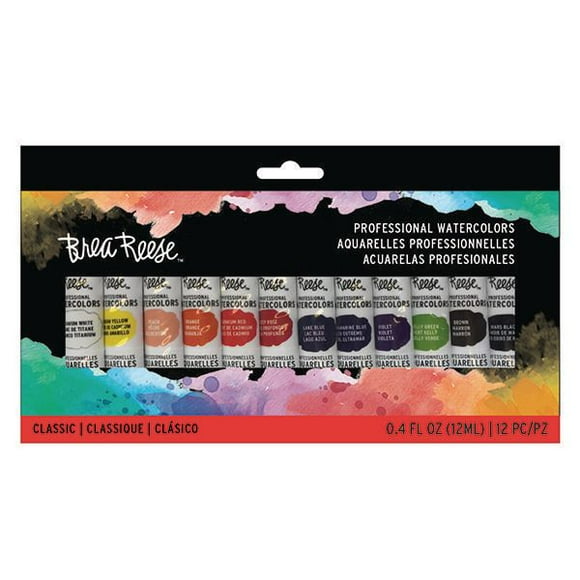 Momenta Inc Brea Reese Watercolor 12 Piece Set 12ml, Classics