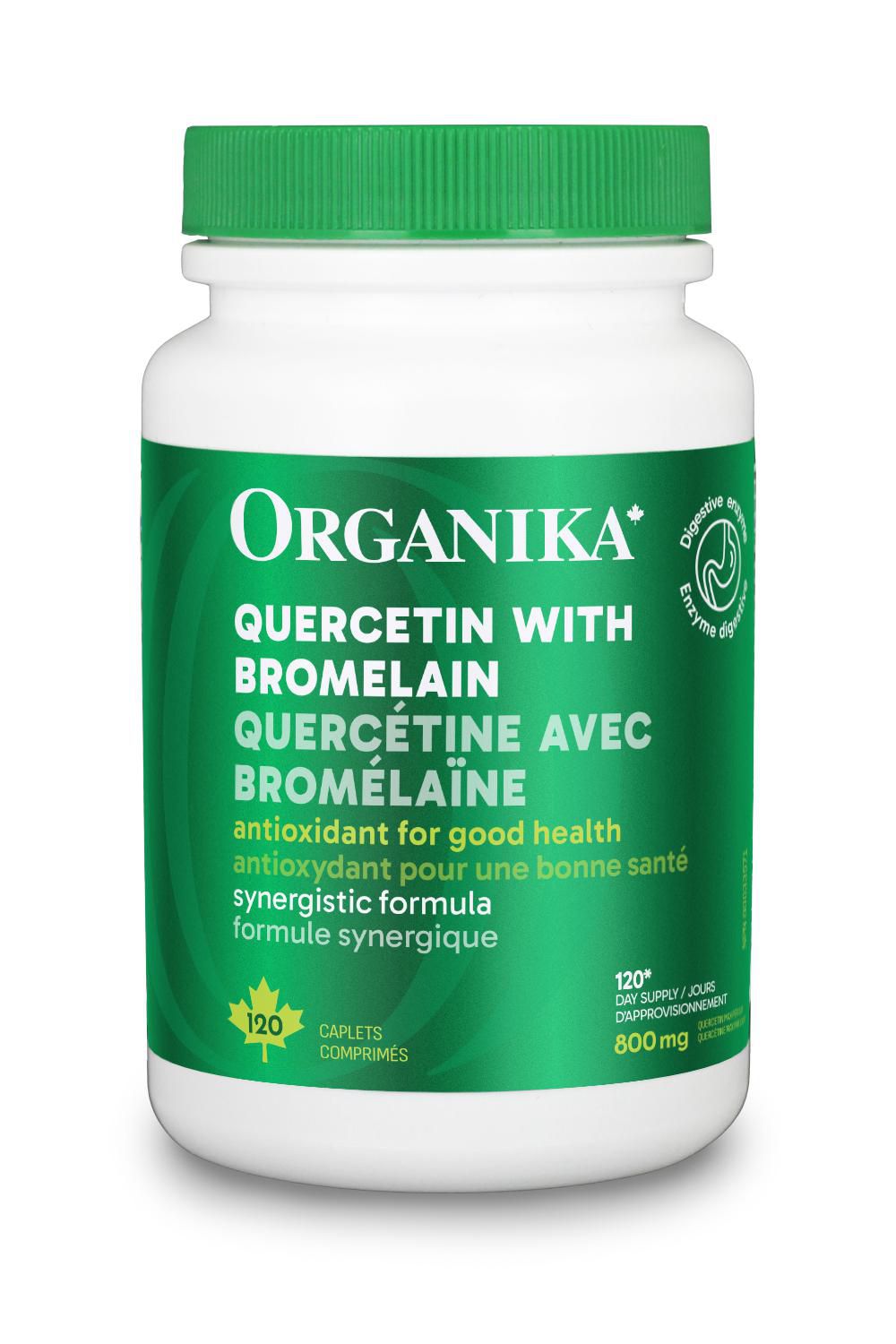 Organika Quercetin Bromelain 120Cap
