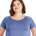 thumbnail image 4 of George Plus Women's Drapey Swing Dress, 4 of 6