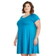 thumbnail image 2 of George Plus Women's Drapey Swing Dress, 2 of 6