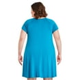 thumbnail image 3 of George Plus Women's Drapey Swing Dress, 3 of 6
