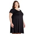 thumbnail image 2 of George Plus Women's Drapey Swing Dress, 2 of 6