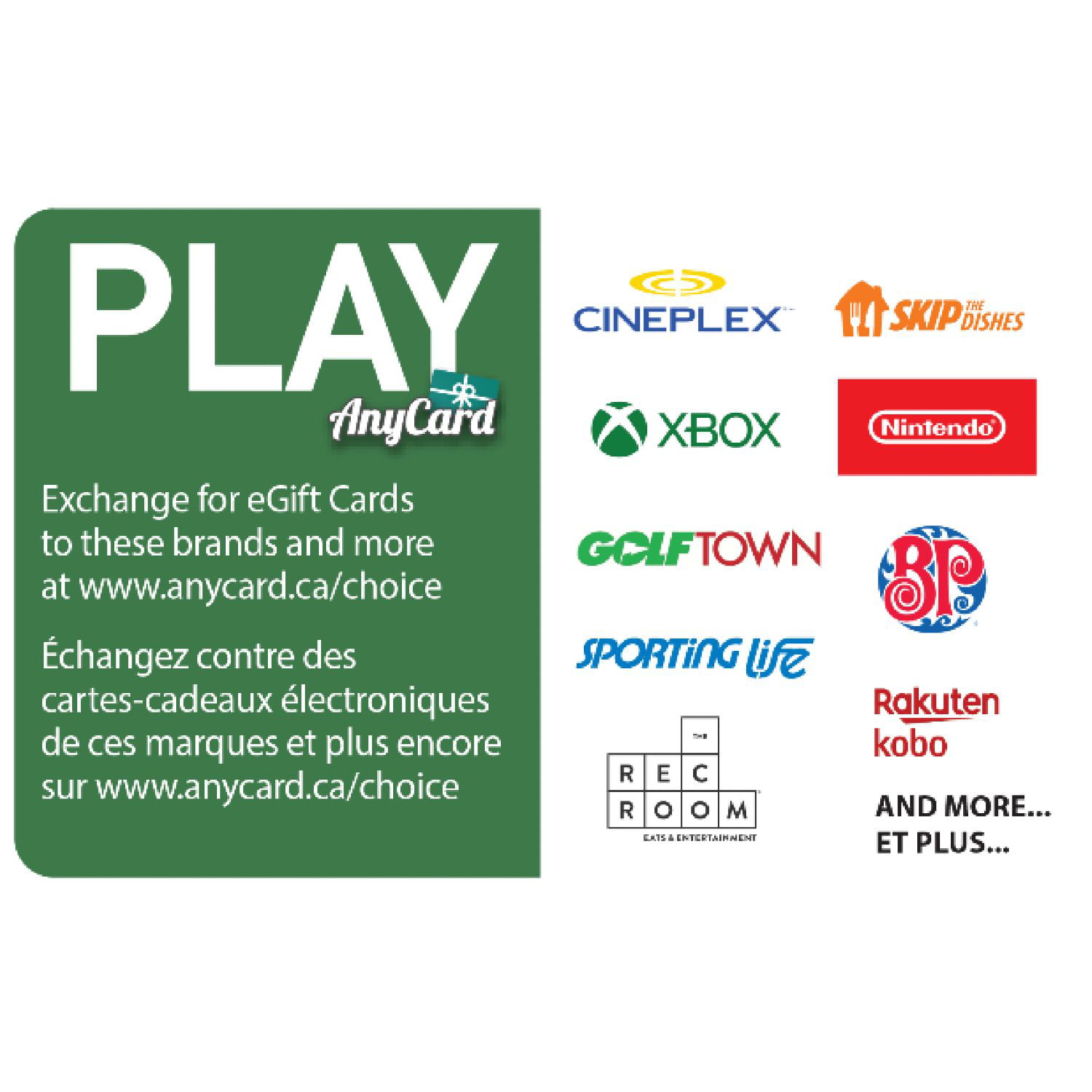 Any Card Play $50 eGift Card (Email Delivery) 