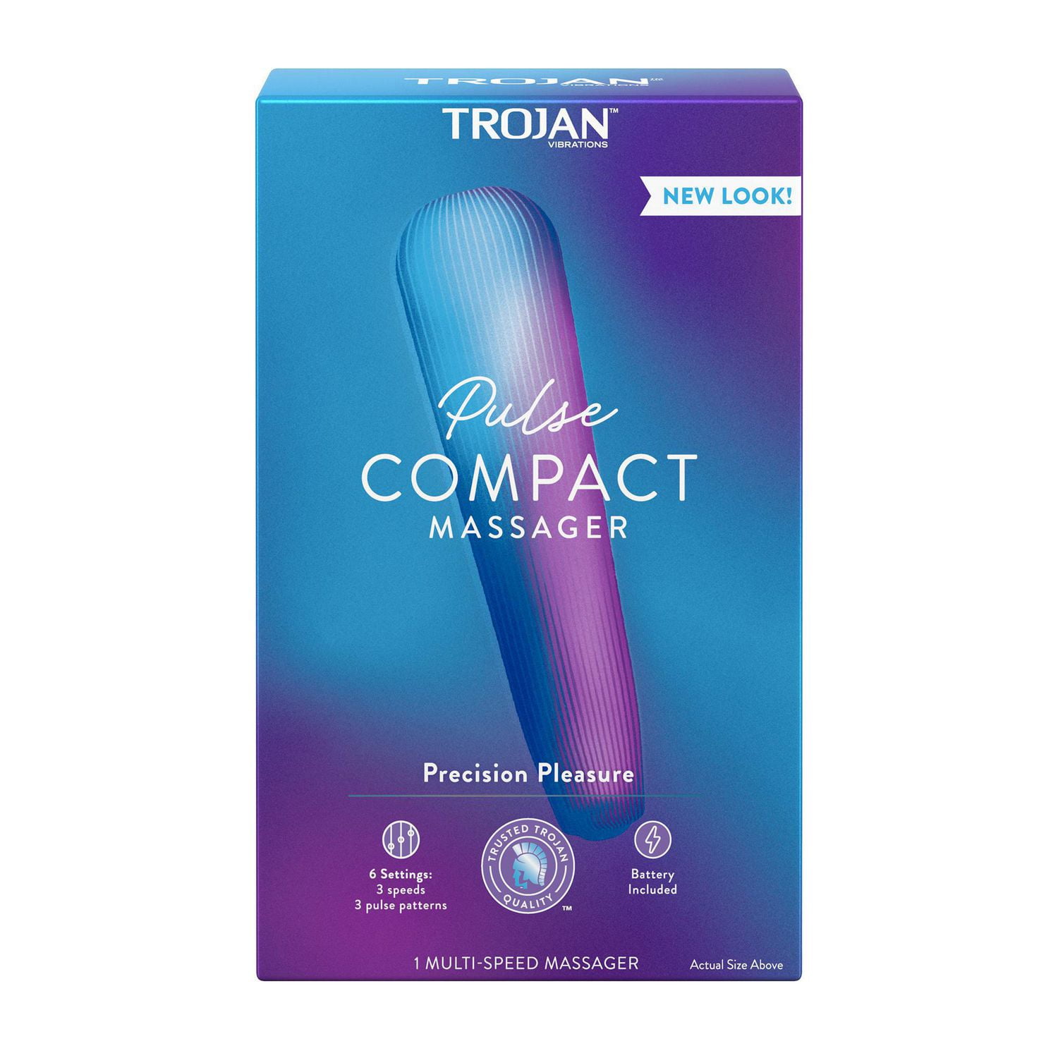 Trojan Vibrations Pulse Compact Massager, 1 Multi-Speed Massager -  Walmart.ca