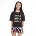 thumbnail image 1 of Justice Girls' Short with Mask 3-Piece Set, 1 of 8