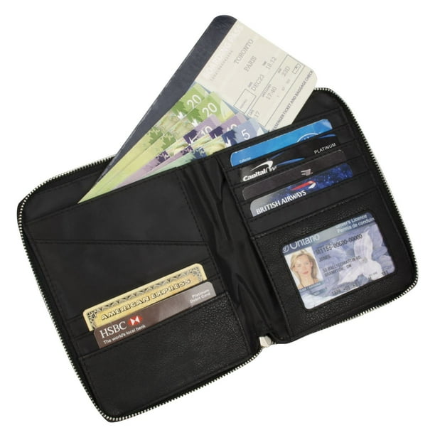Ceinture porte-monnaie de voyage - Porte-passeport mince RFID