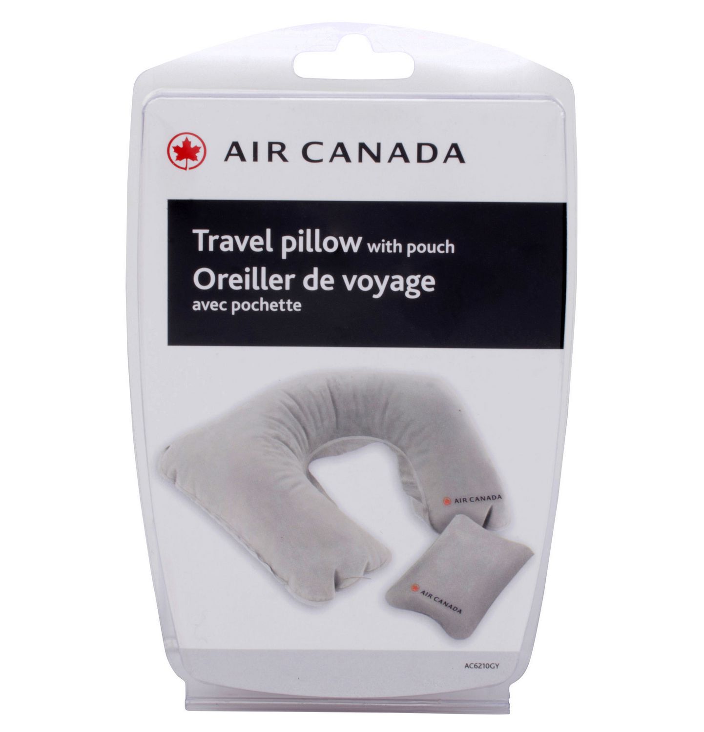 air canada memory foam travel pillow